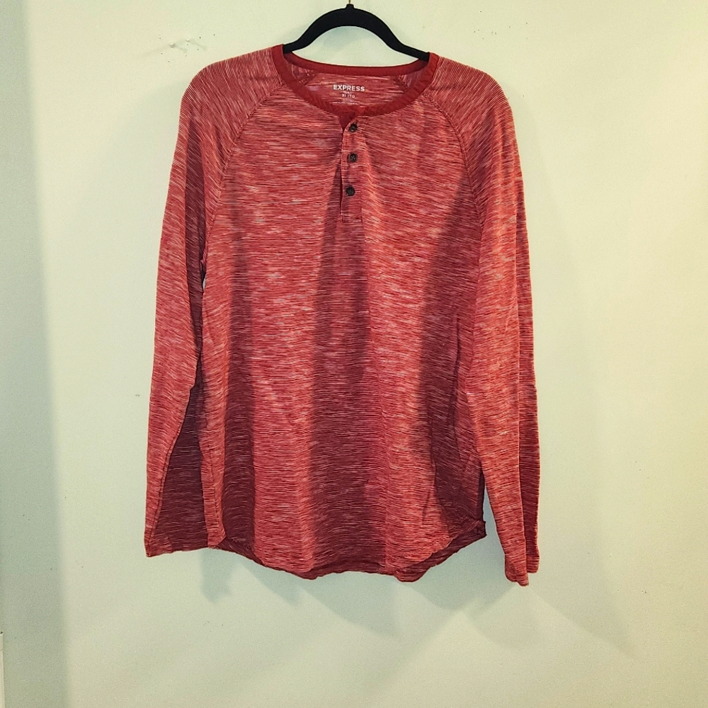 Express~ Henley Longsleeve Shirt Size XL